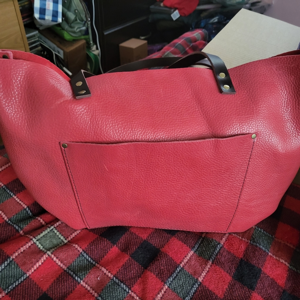 Portland leather goods sugar large classic tote